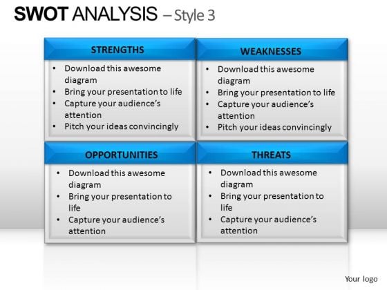 Swot Analysis Ppt Template Free