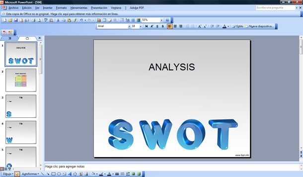 Swot Analysis Ppt Template Free