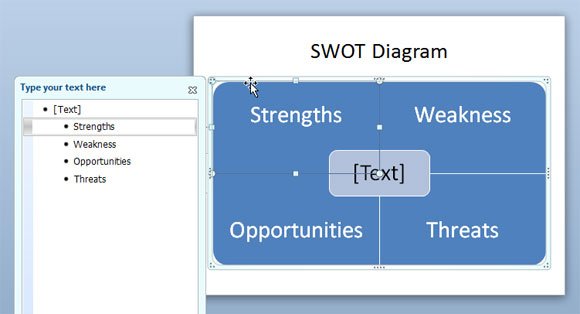 Swot Matrix Template Powerpoint