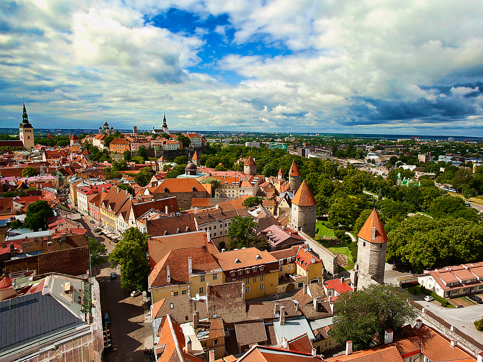 Tallinn Estonia Flag