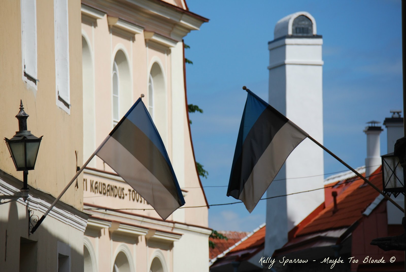 Tallinn Estonia Flag