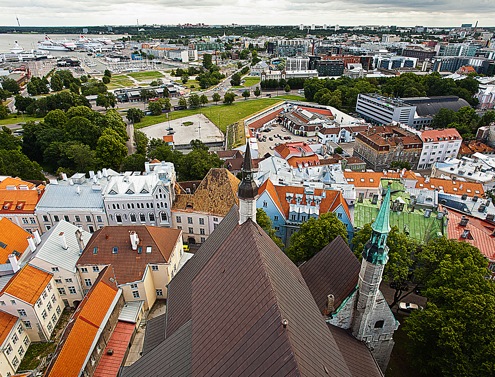 Tallinn Estonia Flag