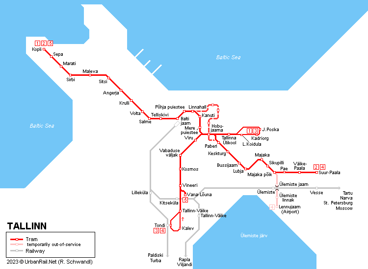 Tallinn Estonia Map