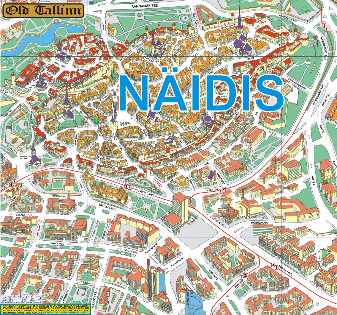 Tallinn Estonia Map