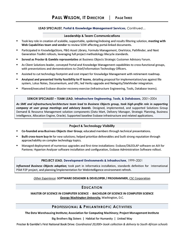 Technical Skills Resume Sample