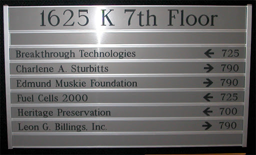 Tenant Directory Signs