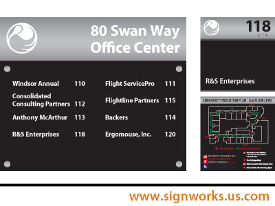 Tenant Directory Signs