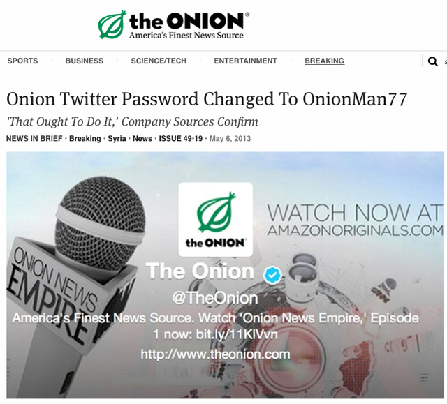 The Onion Twitter