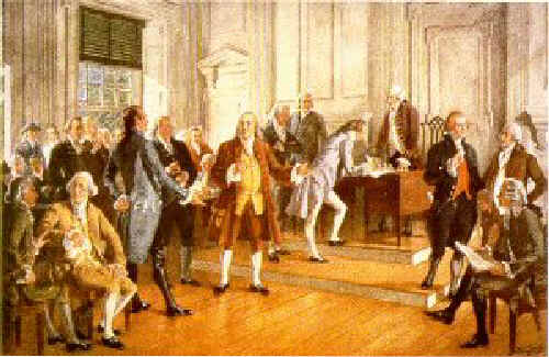 The Signing Of The Constitution Of The United States