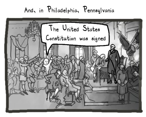 The Signing Of The Constitution Of The United States