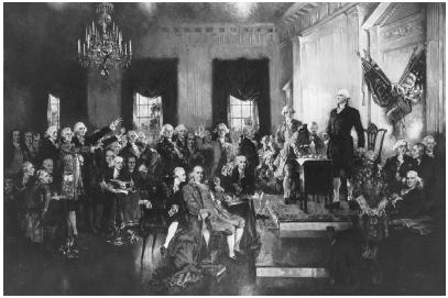 The Signing Of The Constitution Of The United States