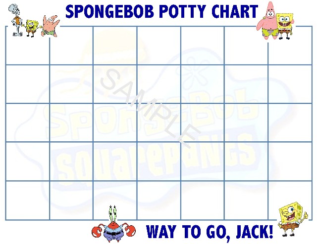 Toilet Training Rewards Chart