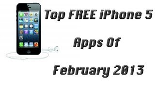 Top Free Apps For Iphone 5 2013