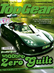 Top Gear Magazine Cover