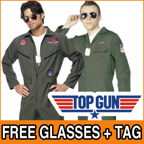 Top Gun Fancy Dress Men