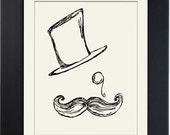 Top Hat Monocle Moustache