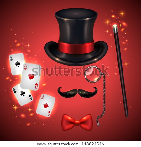 Top Hat Monocle Mustache