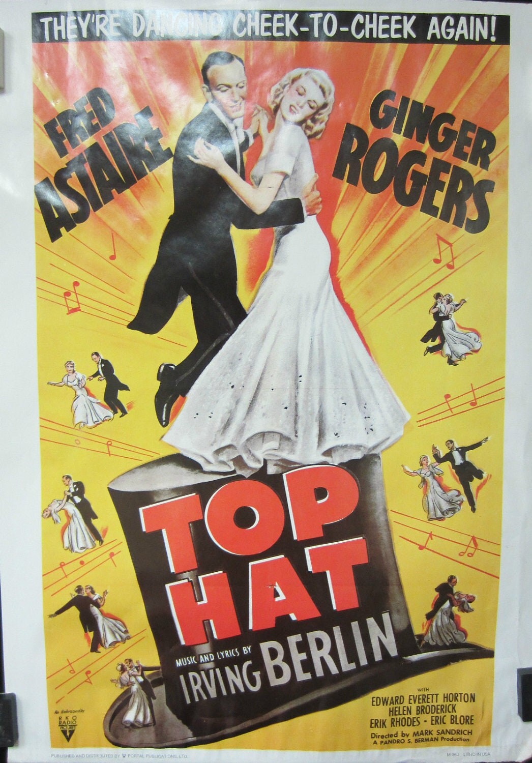 Top Hat Musical Poster