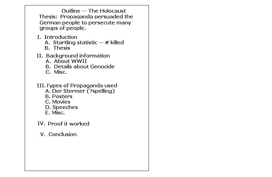 Topic Outline Example