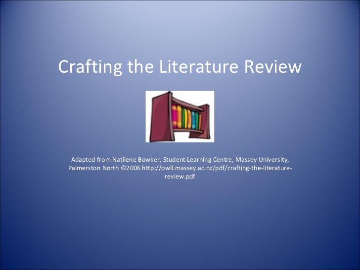 Topical Outline For Literature Review