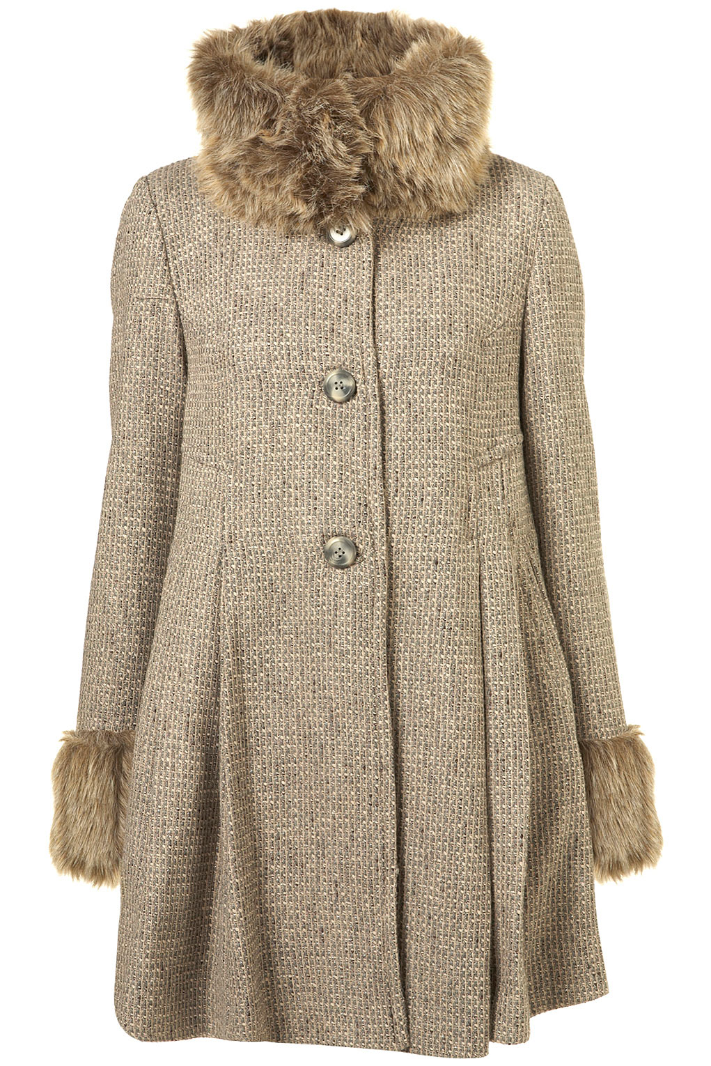 Topshop Fur Coat 2012