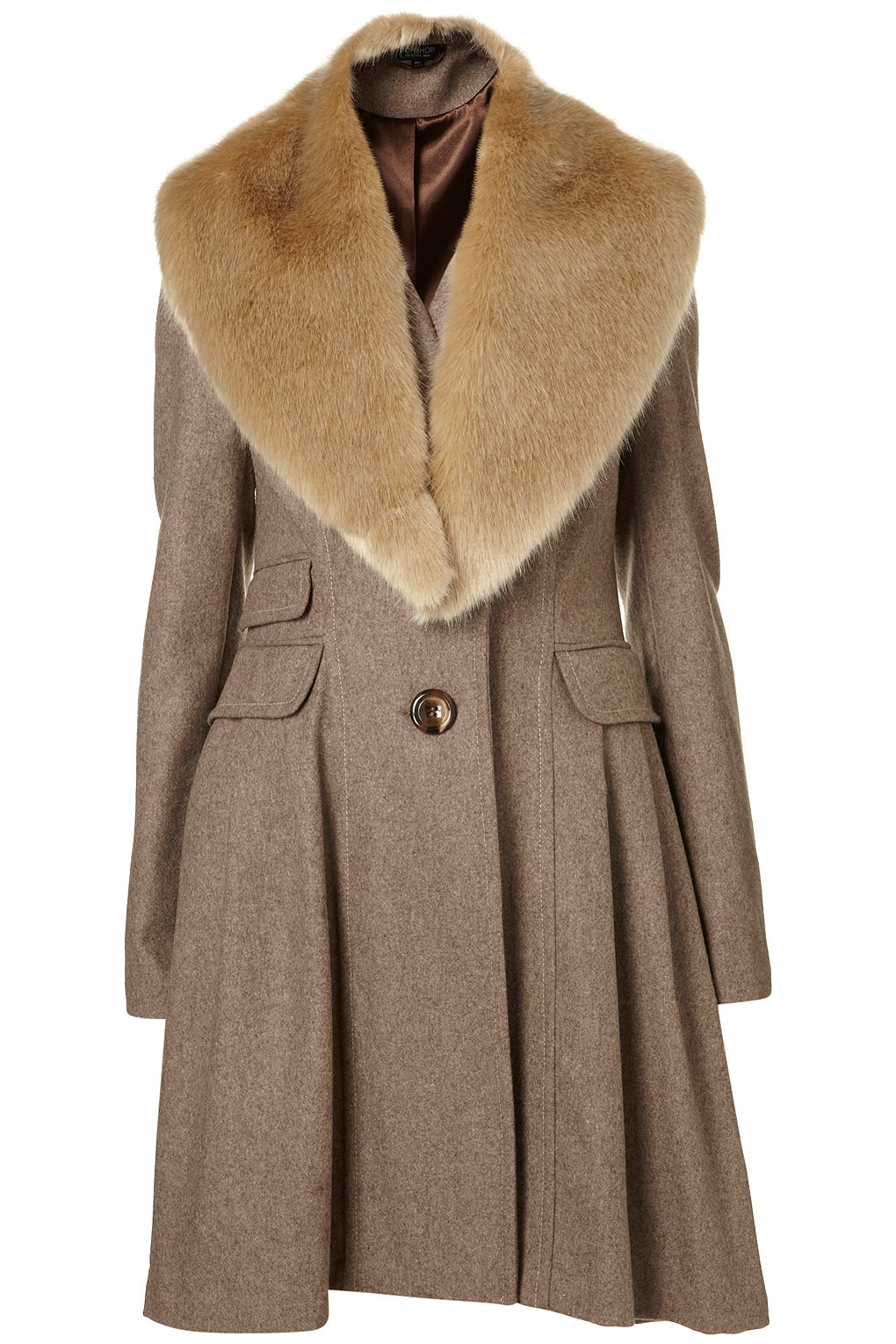 Topshop Fur Coat 2012