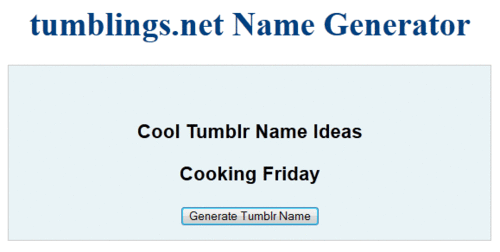 Tumblr Username Ideas For Girls