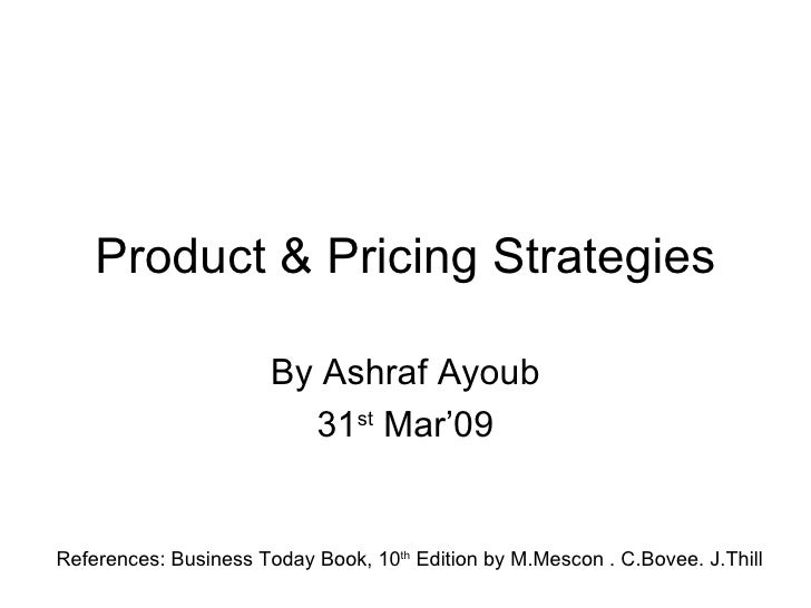 Types Of Pricing Strategies Pdf