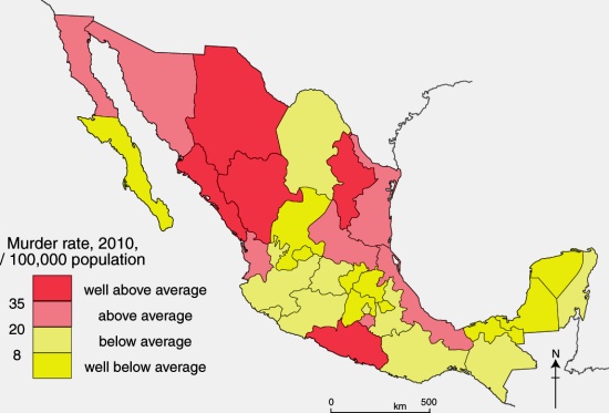 Us And Mexico Map For Kids