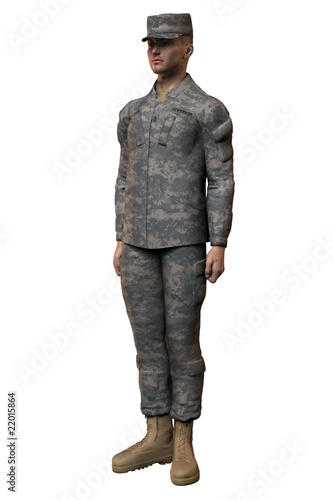 Us Army Soldier Standing