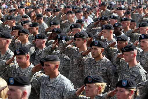 Us Army Soldiers Salute