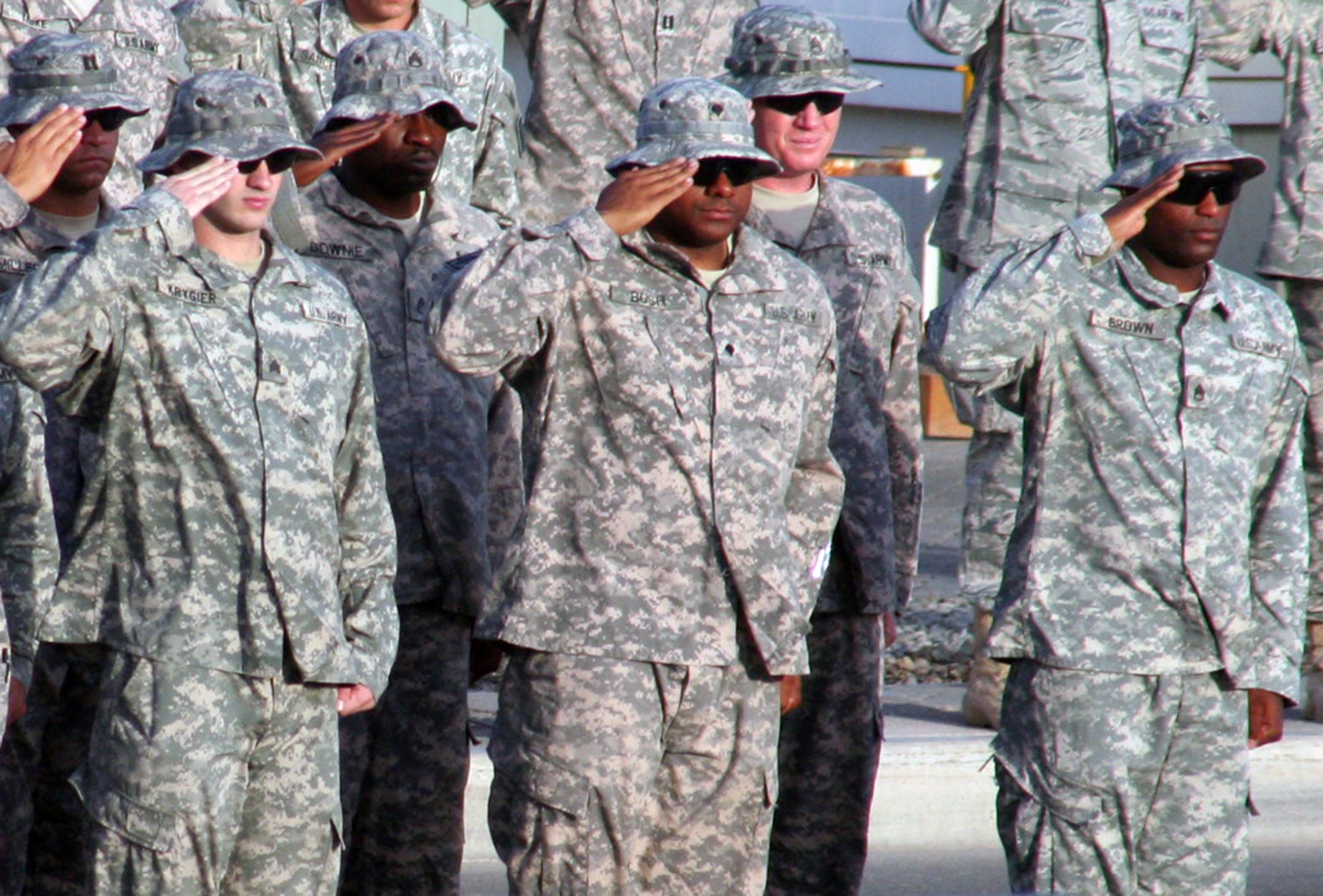 Us Army Soldiers Salute