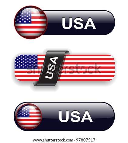 Us Flag Icon Vector