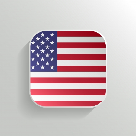 Us Flag Icon Vector