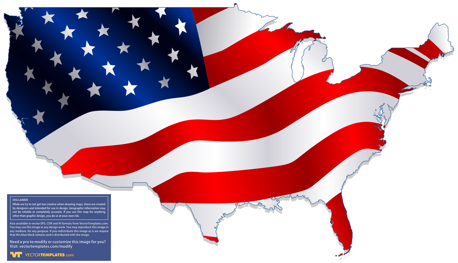 Us Flag Vector Art Free