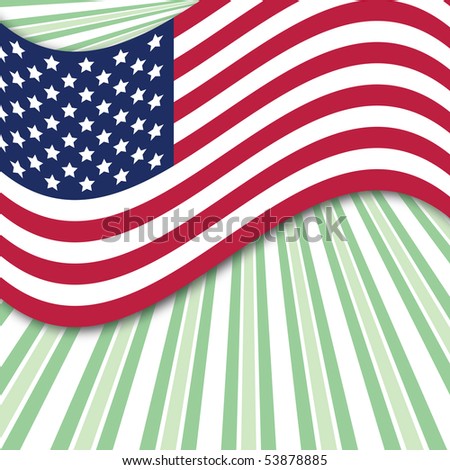 Us Flag Vector Eps