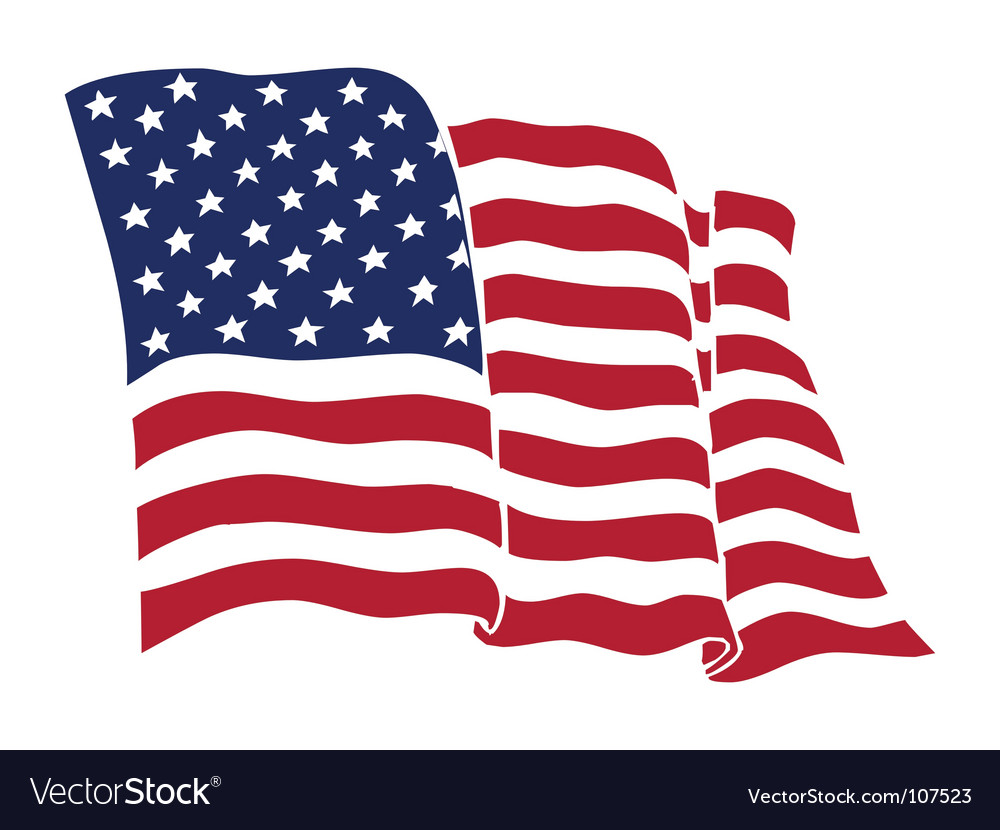 Us Flag Vector Free