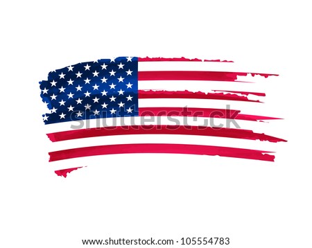 Usa Flag Eagle Drawing