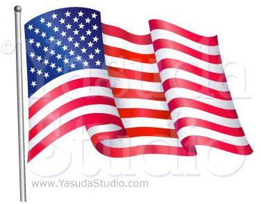 Usa Flag Vector Art