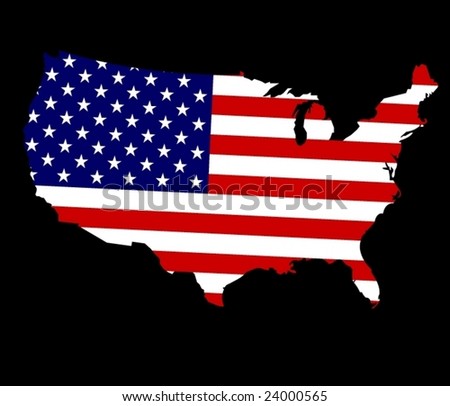 Usa Flag Vector Art