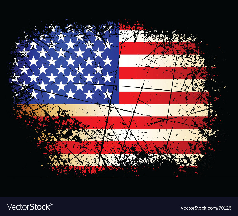 Usa Flag Vector Art