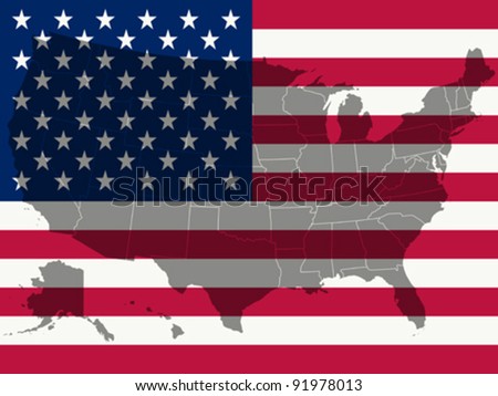 Usa Flag Vector Art