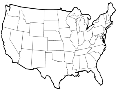 Usa Map Outline