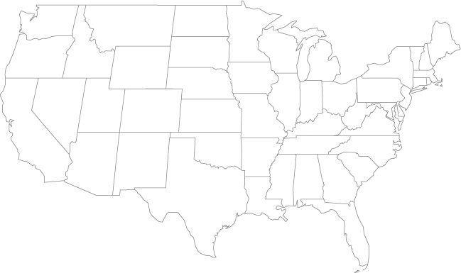 Usa Map Outline States