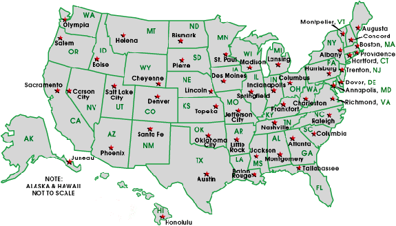 Usa Map With Cities