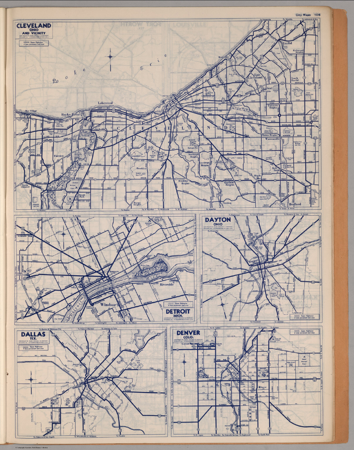 Usa Map With States And Cities Roads