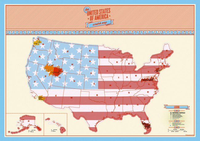 Usa Map With States And Cities Roads