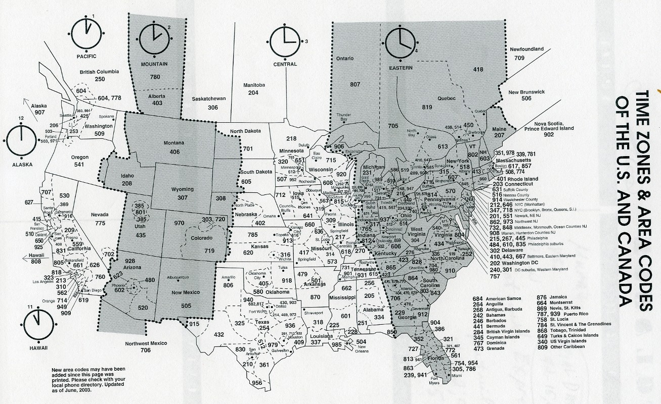 Usa Map With Time Zones