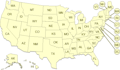 Usa States Abbreviations