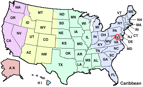 Usa States Map